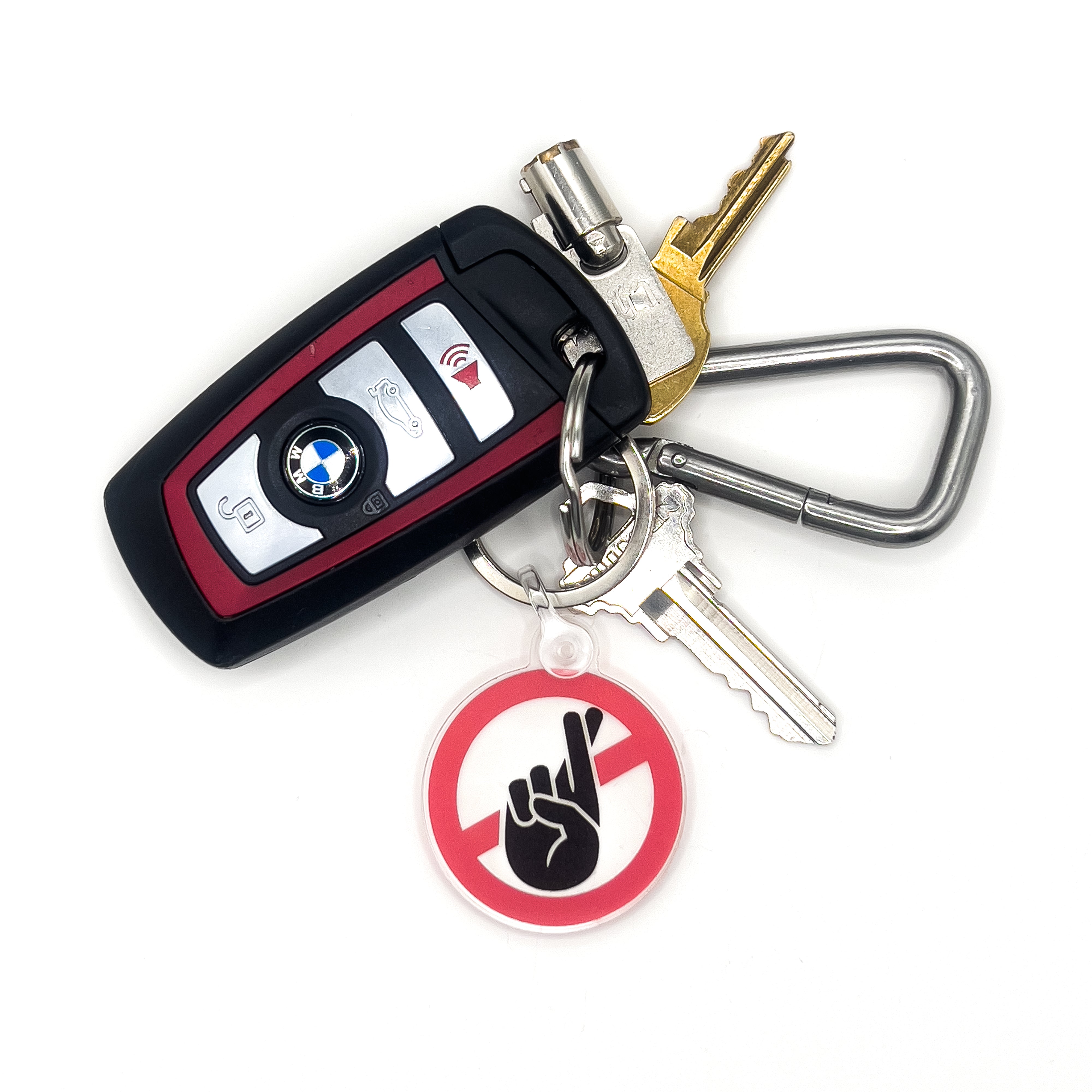 Making No Promises Logo Keychain